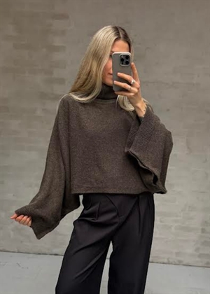 Elina knit cape rollneck Delicioso Selected Femme 